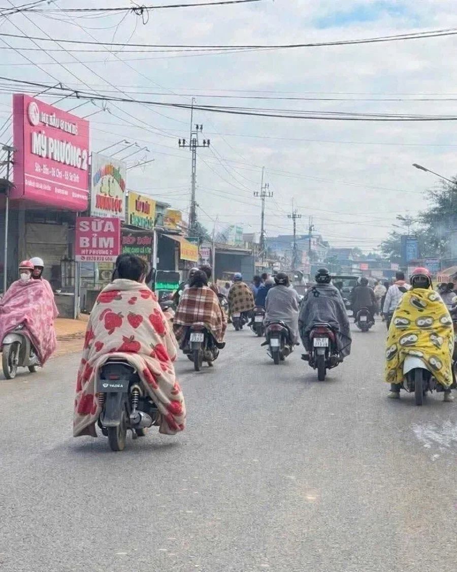 Hàn Quốc lạnh run người, mà xem ảnh mạng thấy ở nhà dạo này cũng "căng" lắm kaka