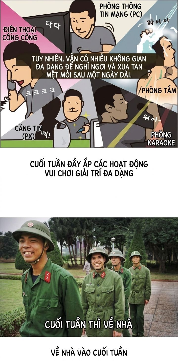 Nghe mấy bạn Hàn kể chuyện đi nghĩa vụ bên đó là sốc văn hóa luôn